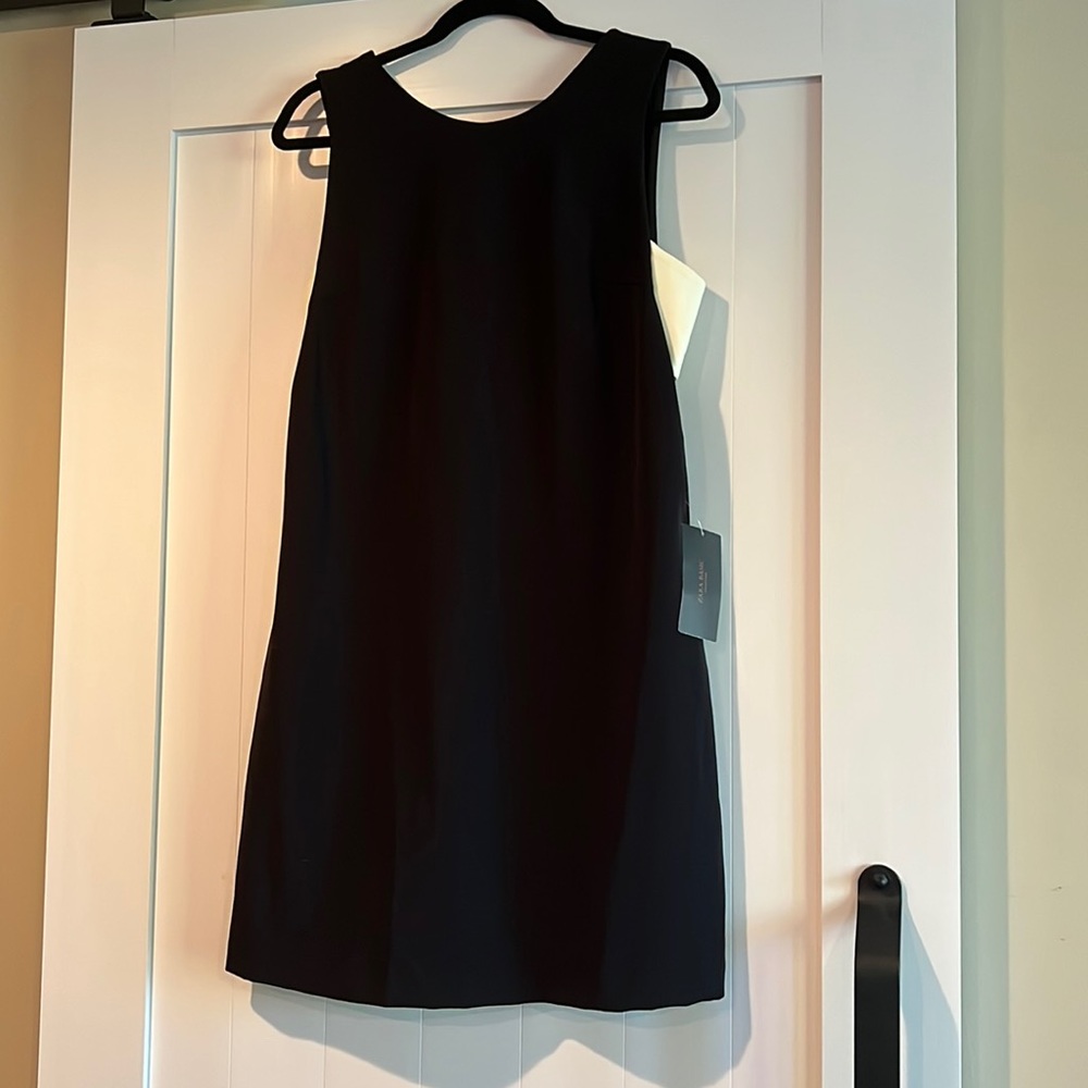 Zara black and white cutout dress (L)